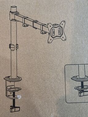 Computer Single Monitor Desk Mount Arm for 13-32 Inch Screen 2291T Huanuo